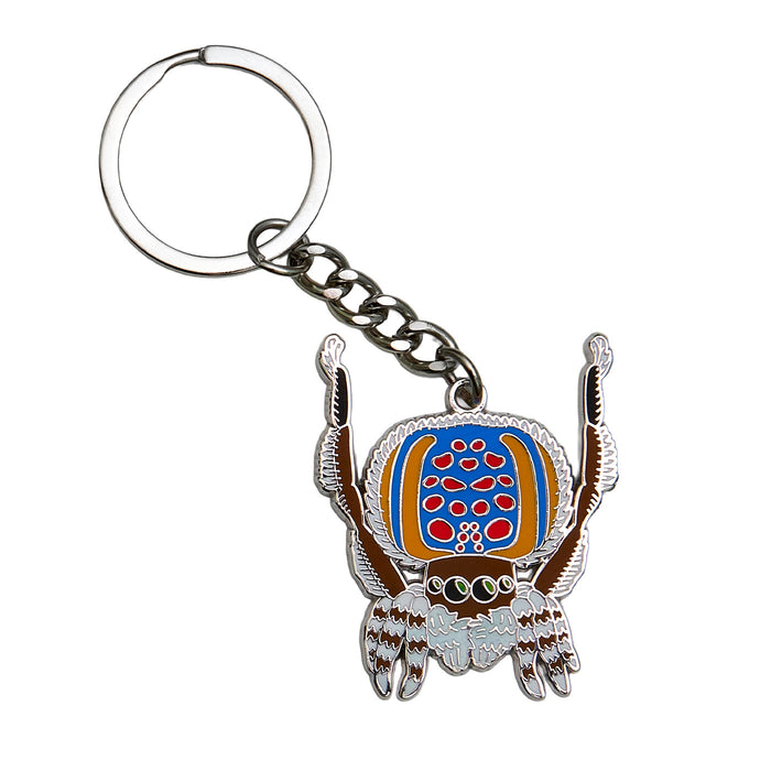 Keychain with a decorative design on a white background