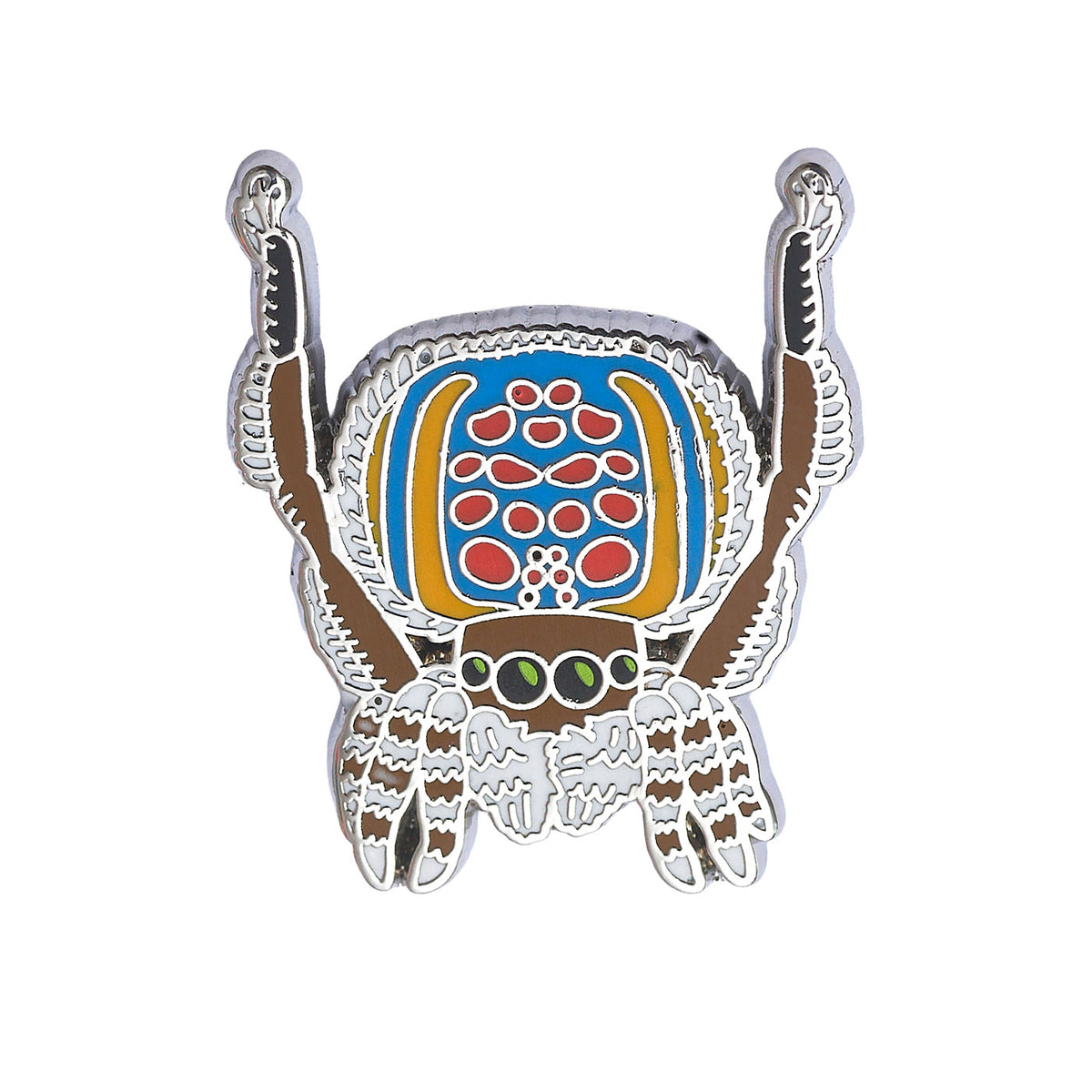 Spider Pin Vector Peacock Spider Wildlife Gift Lapel Pin — Australian Geographic