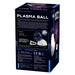 Box packaging of a plasma ball toy with text and graphics on a white background