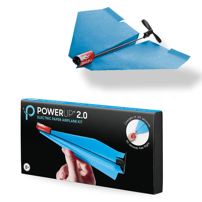 Powerup 2.0 Electric Paper Airplane Kit: Blue