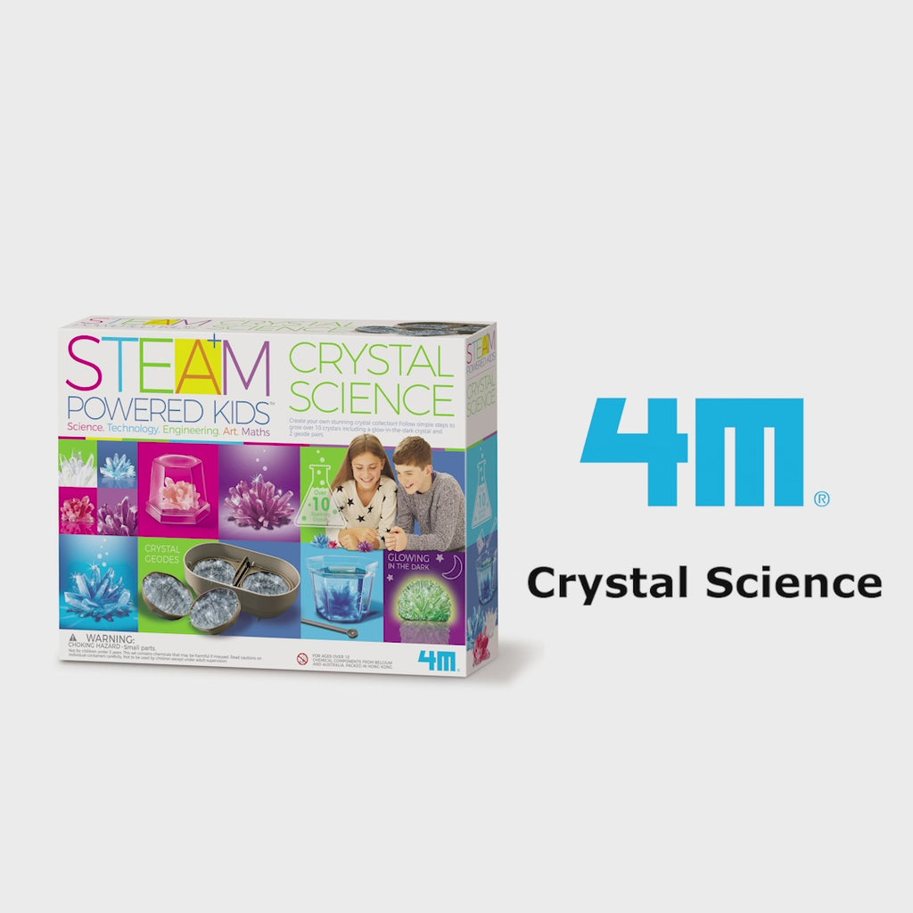 4m crystal science instructional video