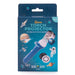 Space-themed torch projector packaging with illustrations of planets and astronauts on a blue background.