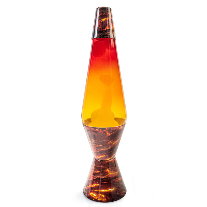 Volcano Lava Lamp - Red and Yellow