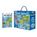 Children's puzzle set with 'The Earth' theme packaging on a white background