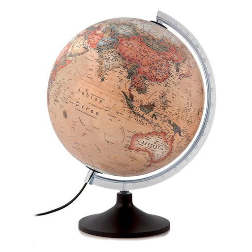 World globe on a white background