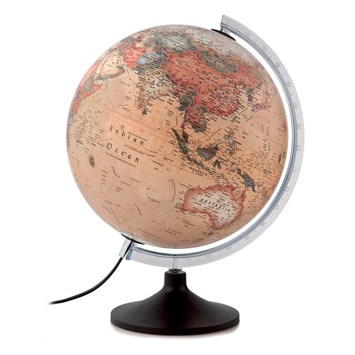 World globe on a white background