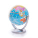 Globe with colorful world map on a white background