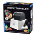 Boxed rock tumbler with images of polished stones on a white background
