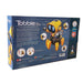 Box of Tobbie the Robot with blue and yellow design