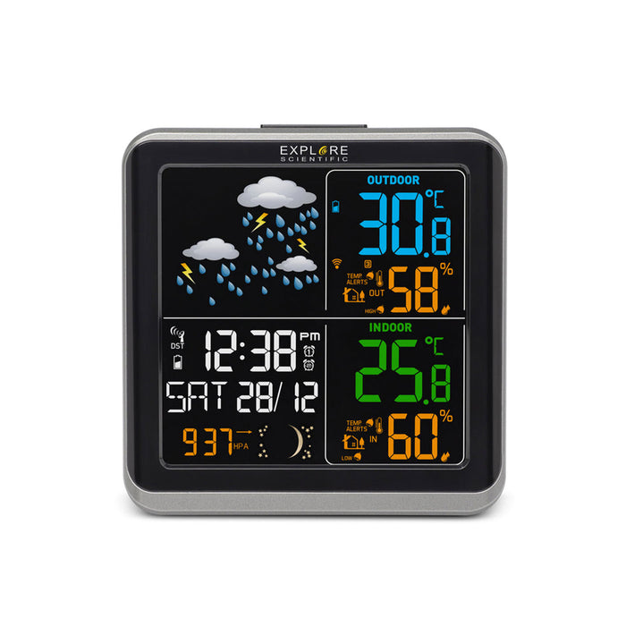 Wide-View Colour Weather station