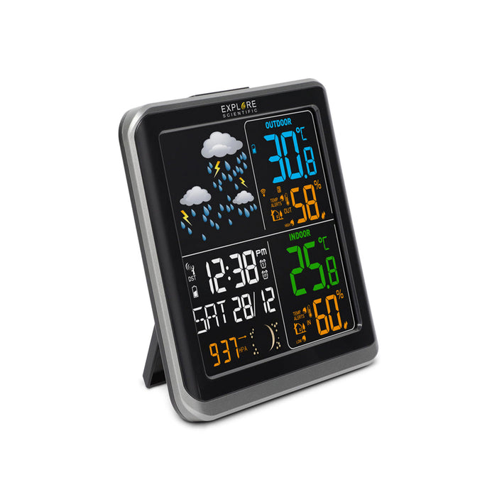 Wide-View Colour Weather station