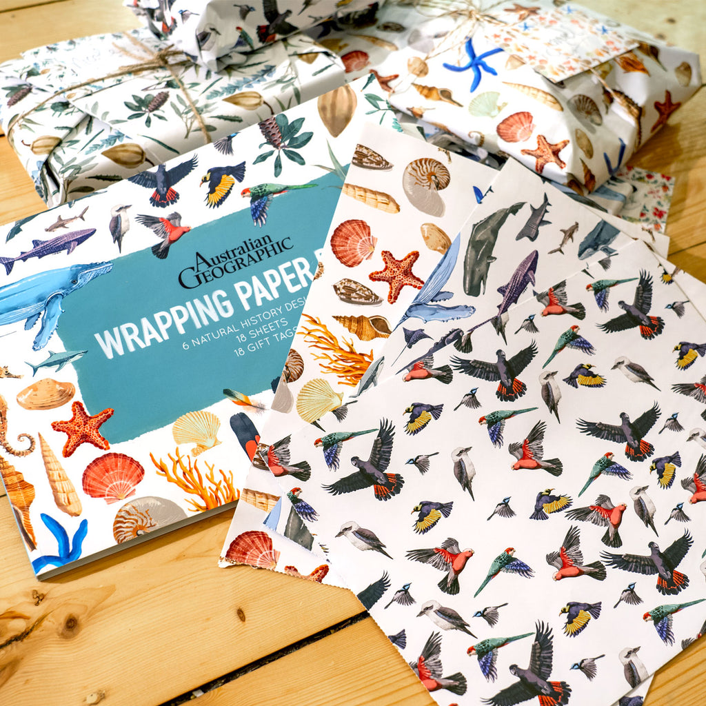 Aussie Wrapping Paper Stationery - Australian Geographic