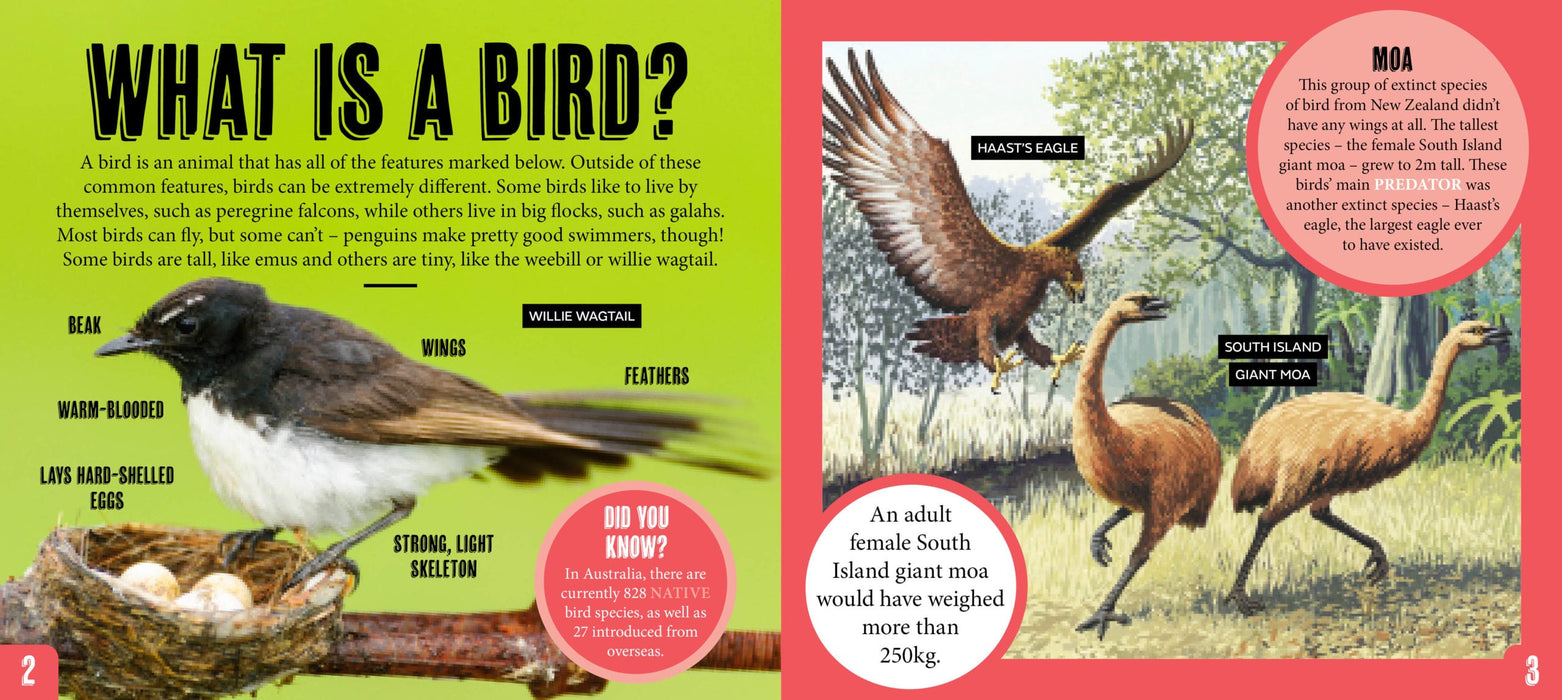 Australian Geographic Discover Aussie Birds books