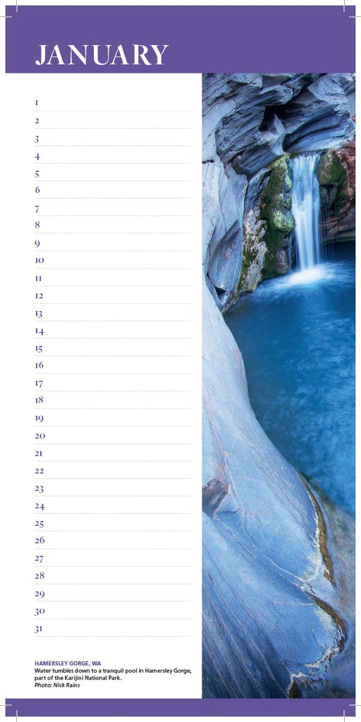 Australian Geographic Birthday Calendar Perpetual