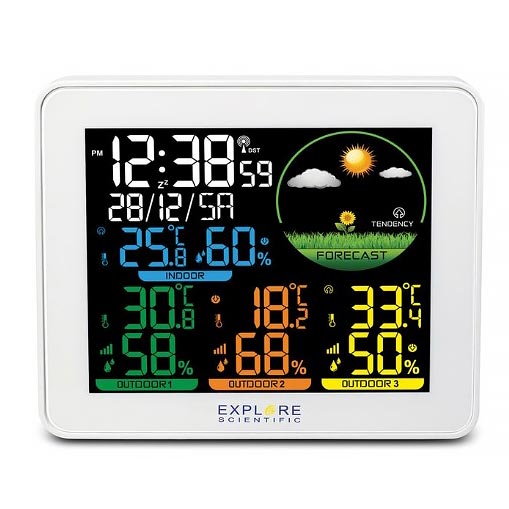 Colour Weather Stations with Multi Sensors