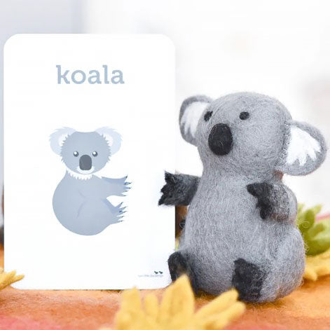 Felt koala toy