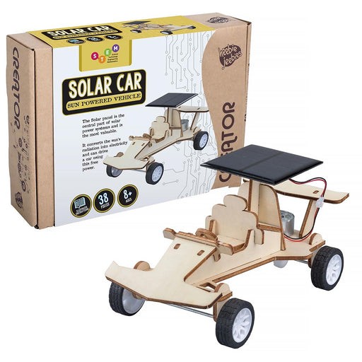 wooden solar car kit