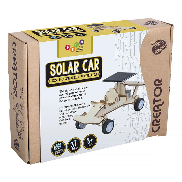 wooden solar car kit