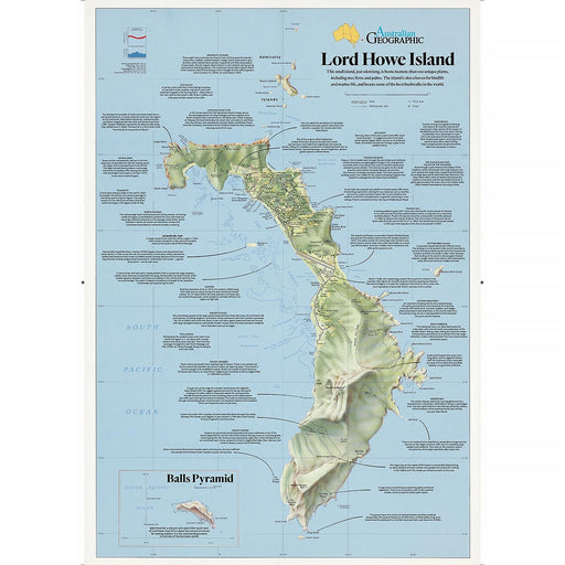 lord howe island map